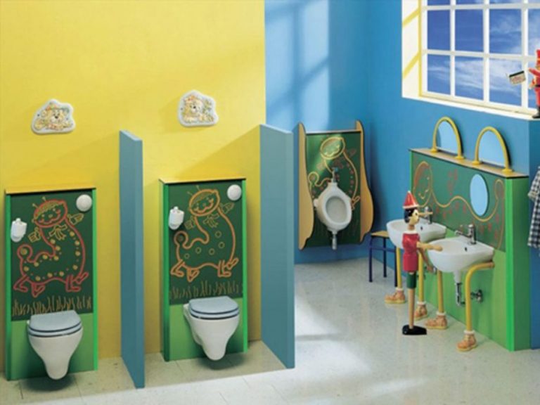 Nhà vệ sinh mầm non đạt chuẩn